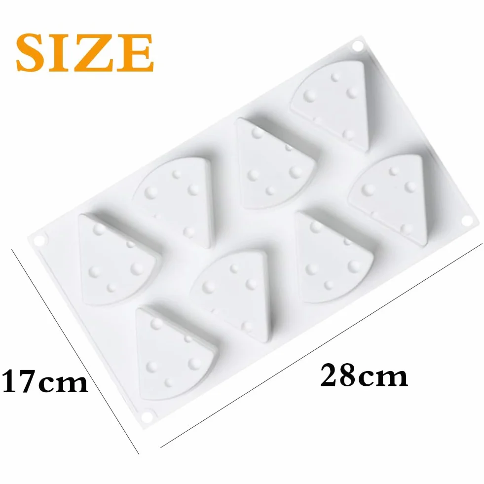 Stampo in Silicone Formaggio Stampo per Torta 3D Silicone Stampo Cioccolato Stampi per Cottura a Motivi Dolci Sapone Muffin Stampo da Forno Natale Compleanno 2 Pezzi