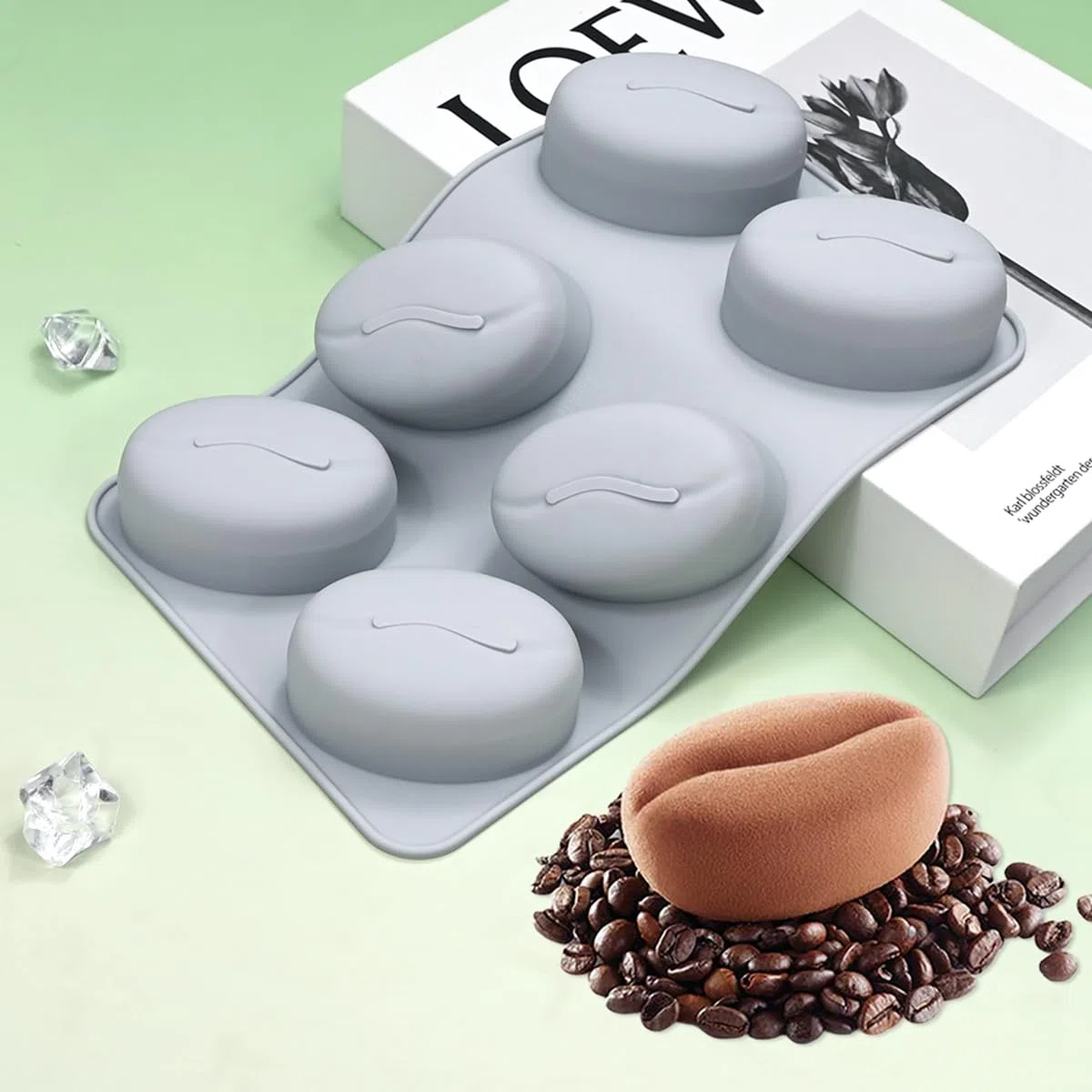 Stampi in silicone mostsom per cottura antiaderente per caramelle, cioccolato, biscotti, mini saponi, budini, gelatine, muffin, snack per cani, ideali per cupcake, cubetti di ghiaccio e stampi per