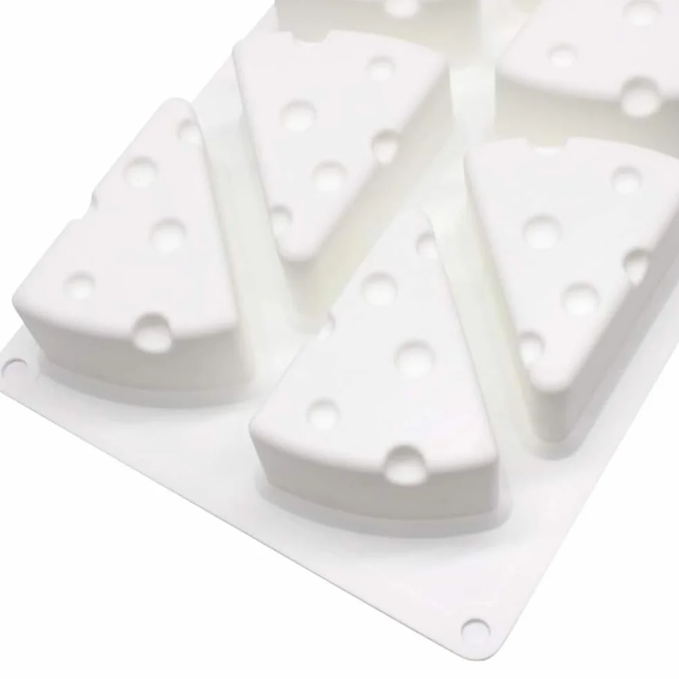 Stampo in Silicone Formaggio Stampo per Torta 3D Silicone Stampo Cioccolato Stampi per Cottura a Motivi Dolci Sapone Muffin Stampo da Forno Natale Compleanno 2 Pezzi