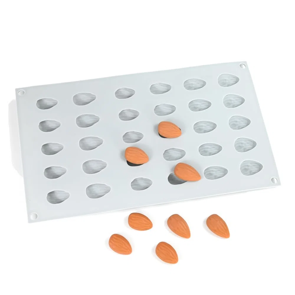 Silicone stampi per Mousse torta, 3D silicone forno stampo per dolci francesi dolci gelato torta decorazione stampo, forma di mandorla